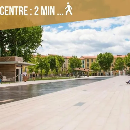 Lägenhet Centre Historique -free Parking-wifi-netflix-zen&cosy-sleepntripbeziers